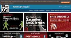 Desktop Screenshot of garantiertbass.de